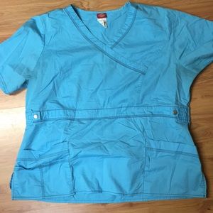 Turquoise Dickies scrub set
